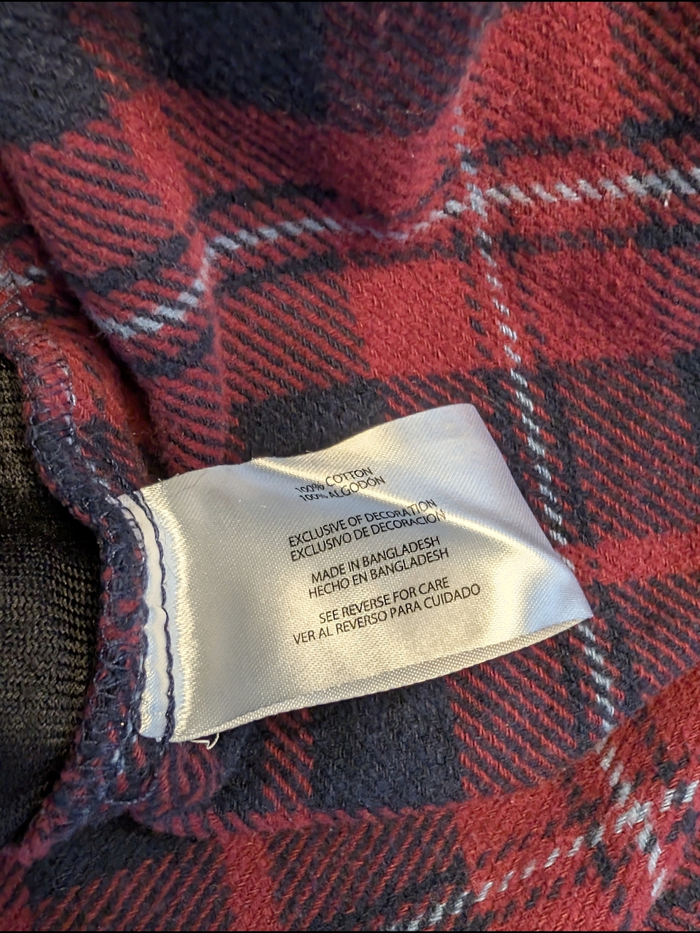 Orvis Heavyweight Plaid Flannel Shirt Jacket With Pockets Men's Large Red - Picture 6 of 7